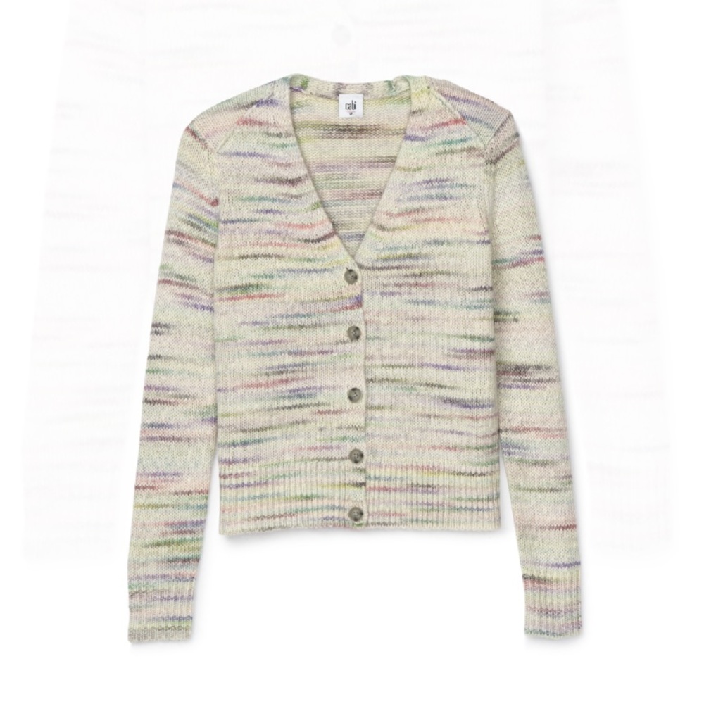 Cabi Multi-Colored Pastel Cardigan style #4277 size small excellent like new - Picture 3 of 5